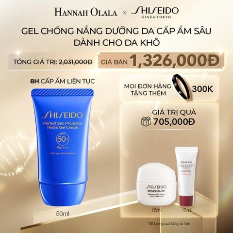  C31_DEAL 6: GEL CHỐNG NẮNG DƯỠNG DA SHISEIDO GSC PERFECT SUN PROTECTOR HYDRO GEL CREAM SPF50+ 50ML 