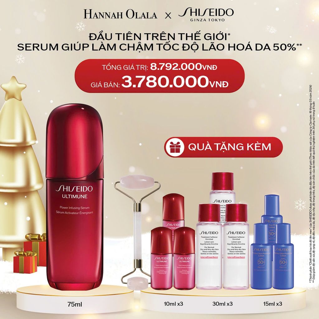  A1410_DEAL 1: TINH CHẤT DƯỠNG DA SHISEIDO ULTIMUNE POWER INFUSING 4.0 SERUM 75ML 