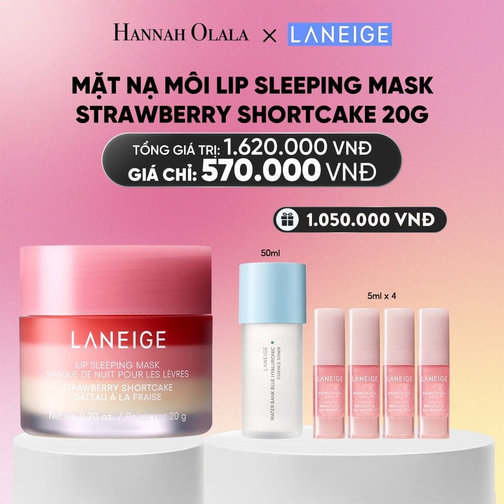  MẶT NẠ NGỦ DÀNH CHO MÔI LANEIGE LIP SLEEPING MASK SHORTCAKE_20G_A1273 