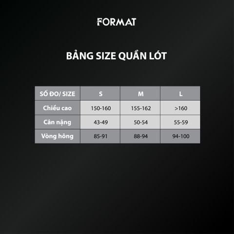  PACK 7 QUẦN LÓT TÀNG HÌNH THỎI SON PREMIUM FORMAT - 10005582 - DEAL 7 - E980 