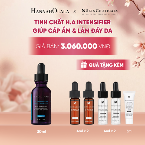  TINH CHẤT CHUYÊN BIỆT SKIN CEUTICALS H.A. INTENSIFIER MULTI-GLYCAN HỖ TRỢ TĂNG CƯỜNG HÀM LƯỢNG HYALURONIC ACID TRONG DA - A1747 