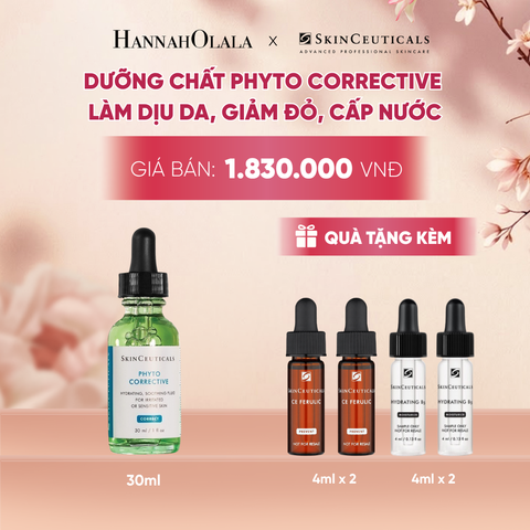  DƯỠNG CHẤT SKIN CEUTICALS PHYTO CORRECTIVE 30ML LÀM DỊU DA, GIẢM ĐỎ, CẤP NƯỚC, PHỤC HỒI DA YẾU,DA MỤN, DA NHẠY CẢM - A2180 