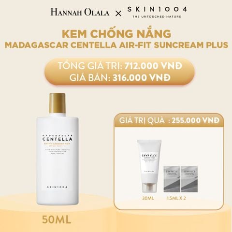  M61_DEAL 1: SKIN1004 KEM CHỐNG NẮNG MADAGASCAR CENTELLA AIR-FIT SUNCREAM PLUS 50ML (IP04) 