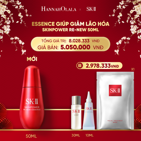  DEAL 13: ESSENCE GIẢM DẤU HIỆU LÃO HÓA SKINPOWER RE-NEW 50ML 
