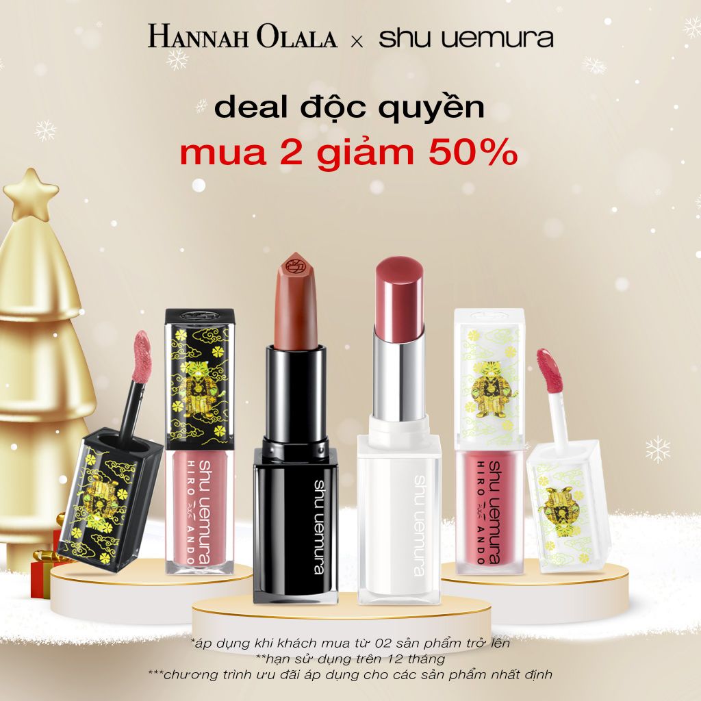 DEAL 6: MUA 2 SON GIẢM 50% - HẠN SỬ DỤNG TỪ 12 THÁNG ĐẾN 19 THÁNGDÒNG SON KINU CỦA SHU UEMURA 