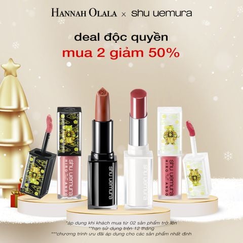  DEAL 6: MUA 2 SON GIẢM 50% - HẠN SỬ DỤNG TỪ 12 THÁNG ĐẾN 19 THÁNGDÒNG SON KINU CỦA SHU UEMURA 