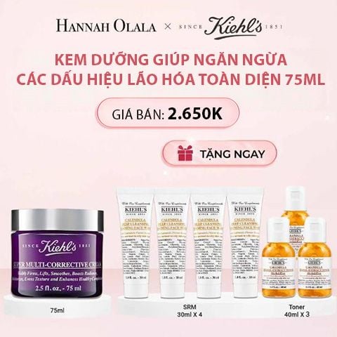  E866_DEAL 8: KEM DƯỠNG GIÚP NGĂN NGỪA CÁC DẤU HIỆU LÃO HÓA DA TOÀN DIỆN KIEHL'S SUPER MULTI-CORRECTIVE CREAM 75ML 