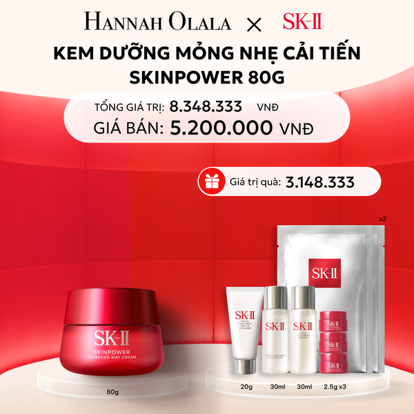  DEAL 4: KEM DƯỠNG MỎNG NHẸ CẢI TIẾN SK-II SKINPOWER 80G 