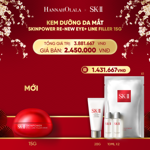  DEAL 14: KEM DƯỠNG MẮT SKINPOWER RE-NEW EYE+ & LINE FILLER 15g 