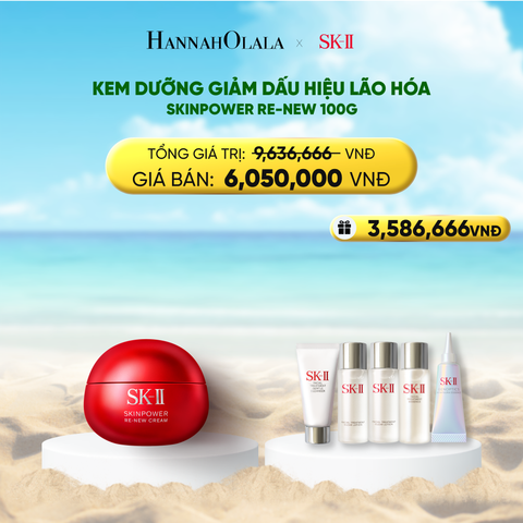  DEAL 10: KEM DƯỠNG GIẢM DẤU HIỆU LÃO HÓA SKINPOWER RE-NEW 100G 