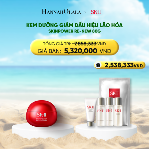  DEAL 8: KEM DƯỠNG GIẢM DẤU HIỆU LÃO HÓA SKINPOWER RE-NEW 80G 