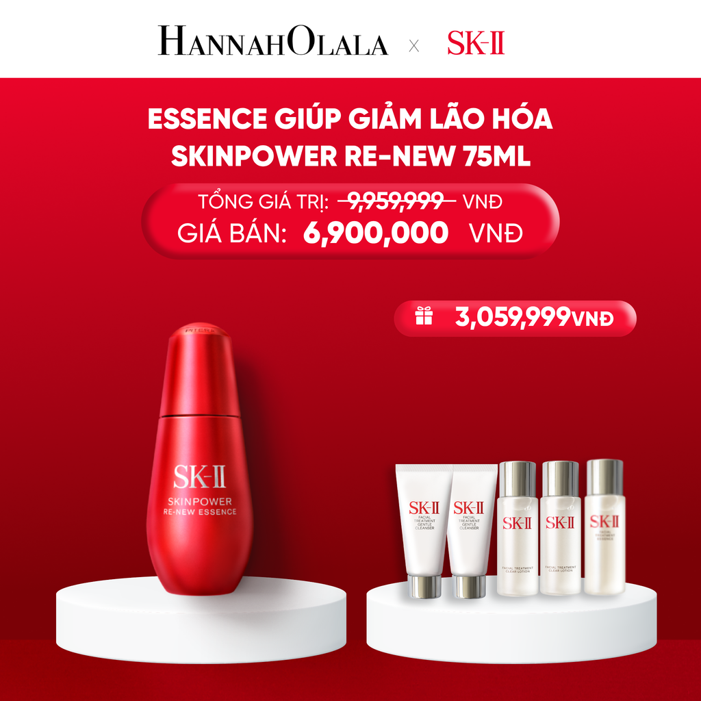  E13_DEAL 13: ESSENCE GIẢM DẤU HIỆU LÃO HÓA SK-II SKINPOWER RE-NEW 75ML 