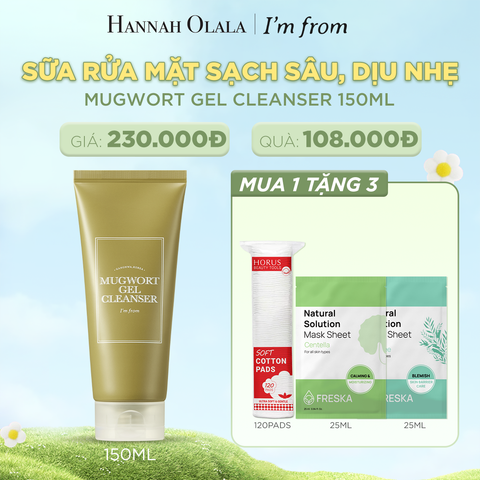  M12_DEAL 1: SỮA RỬA MẶT MUGWORT GEL CLEANSER 150ML 