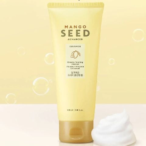  E245_DEAL 7: SỮA RỬA MẶT DƯỠNG ẨM THEFACESHOP MANGO SEED CREAMY FOAMING CLEANSER 100ML 