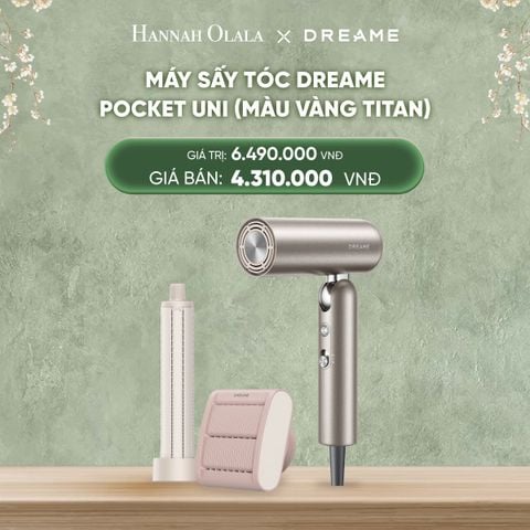  DEAL 10: MÁY SẤY TÓC DREAME POCKET UNI - BẢN QUỐC TẾ - BẢO HÀNH 24 THÁNG 