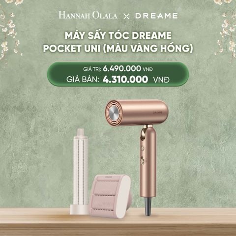  DEAL 10: MÁY SẤY TÓC DREAME POCKET UNI - BẢN QUỐC TẾ - BẢO HÀNH 24 THÁNG 