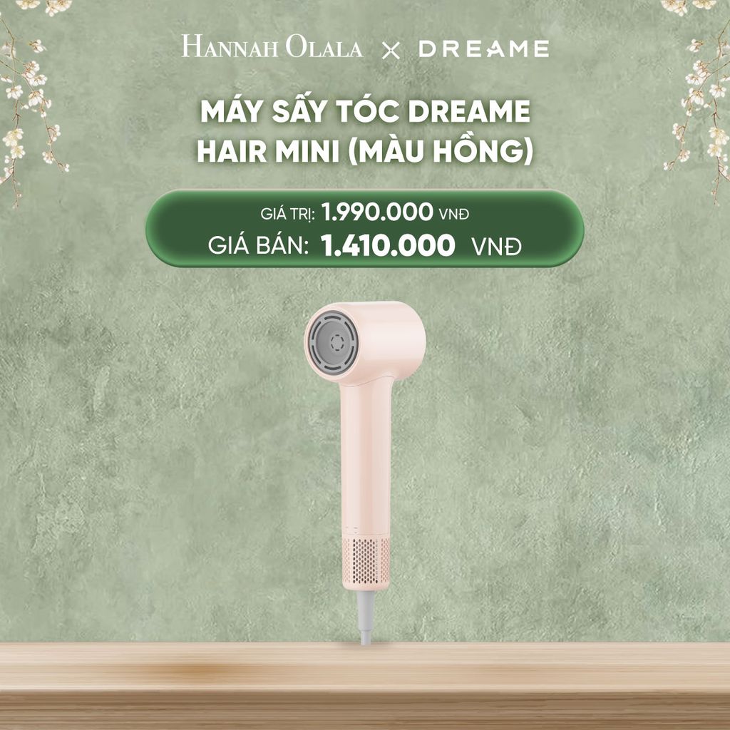  DEAL 13: MÁY SẤY TÓC DREAME HAIR MINI - BẢN QUỐC TẾ - BẢO HÀNH 24 THÁNG 