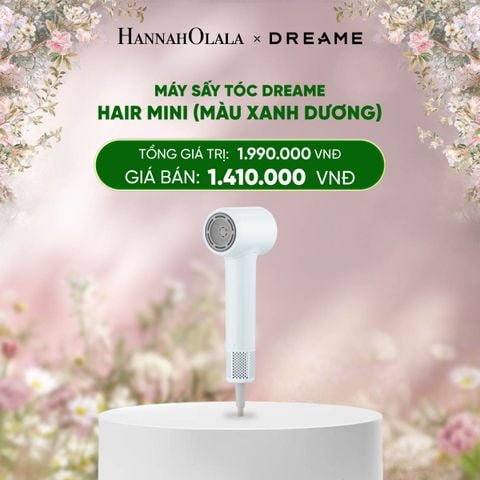  E1212_DEAL 13: MÁY SẤY TÓC DREAME HAIR MINI - BẢN QUỐC TẾ - BẢO HÀNH 24 THÁNG 