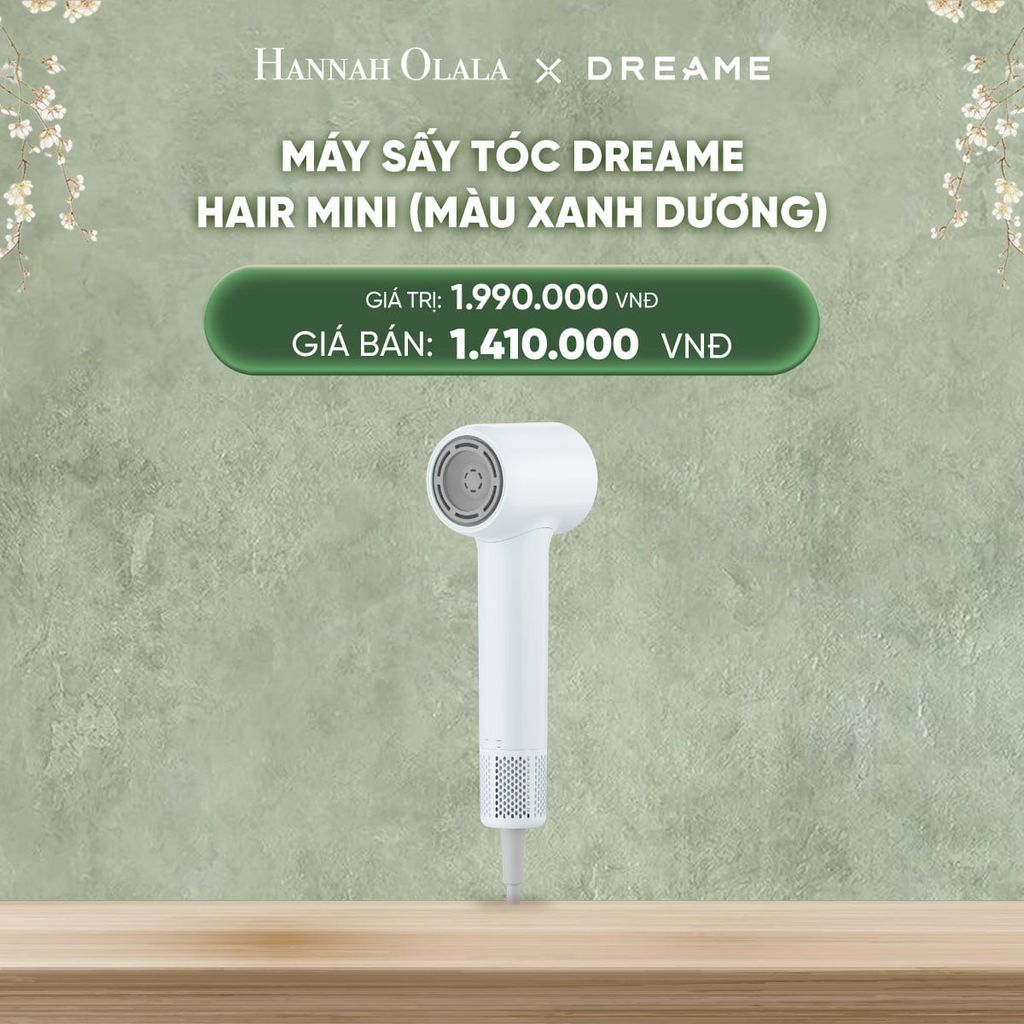  DEAL 13: MÁY SẤY TÓC DREAME HAIR MINI - BẢN QUỐC TẾ - BẢO HÀNH 24 THÁNG 