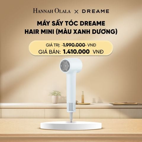  DEAL 14: MÁY SẤY TÓC DREAME HAIR MINI - BẢN QUỐC TẾ - BẢO HÀNH 24 THÁNG 