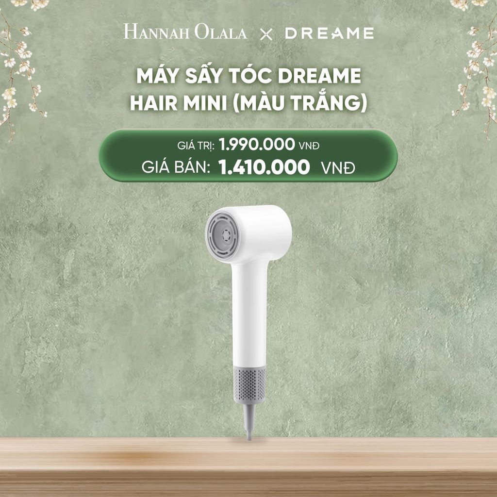  DEAL 13: MÁY SẤY TÓC DREAME HAIR MINI - BẢN QUỐC TẾ - BẢO HÀNH 24 THÁNG 
