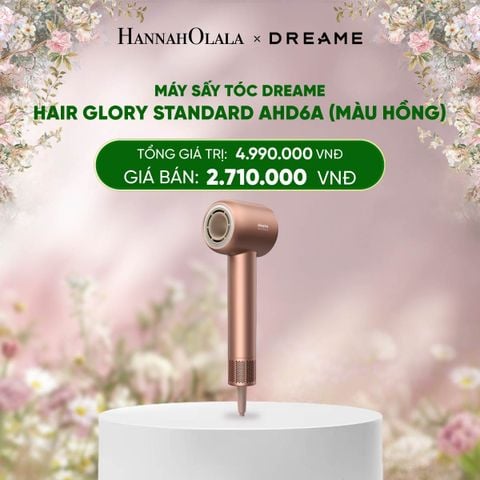  E1207_DEAL 18: MÁY SẤY TÓC DREAME HAIR GLORY STANDARD AHD6A - BẢN QUỐC TẾ - BH 24 THÁNG 
