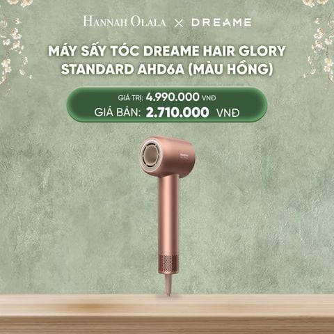  DEAL 18: MÁY SẤY TÓC DREAME HAIR GLORY STANDARD AHD6A - BẢN QUỐC TẾ - BH 24 THÁNG 