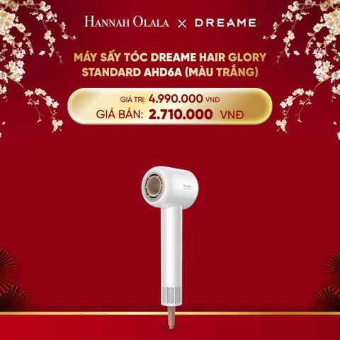  DEAL 18: MÁY SẤY TÓC DREAME HAIR GLORY STANDARD AHD6A - BẢN QUỐC TẾ - BH 24 THÁNG 