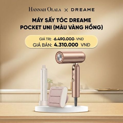  DEAL 3: MÁY SẤY TÓC DREAME POCKET UNI - BẢN QUỐC TẾ - BẢO HÀNH 24 THÁNG 
