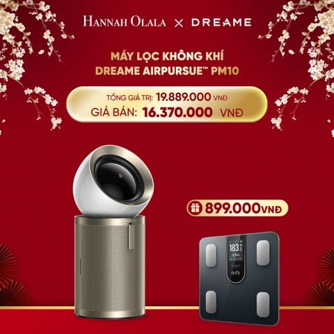  DEAL 9: PM10 MÁY LỌC KHÔNG KHÍ DREAME AIRPURSUE™ PM10 - BẢO HÀNH 24 THÁNG 