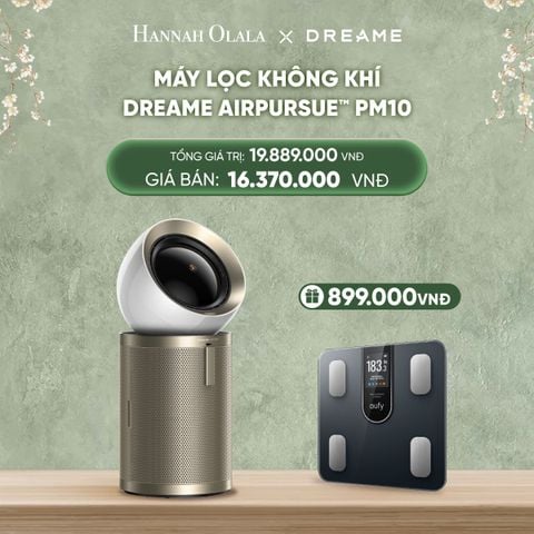  DEAL 9: PM10 MÁY LỌC KHÔNG KHÍ DREAME AIRPURSUE™ PM10 - BẢO HÀNH 24 THÁNG 
