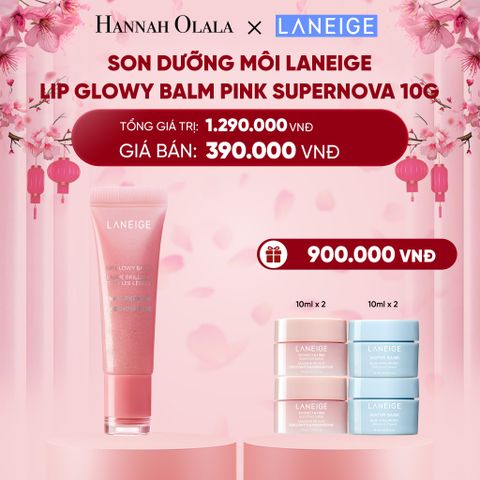  DEAL 5: MỚI - SON DƯỠNG MÔI LANEIGE LIP GLOWY BALM 10G (LIMITED VERSION) 