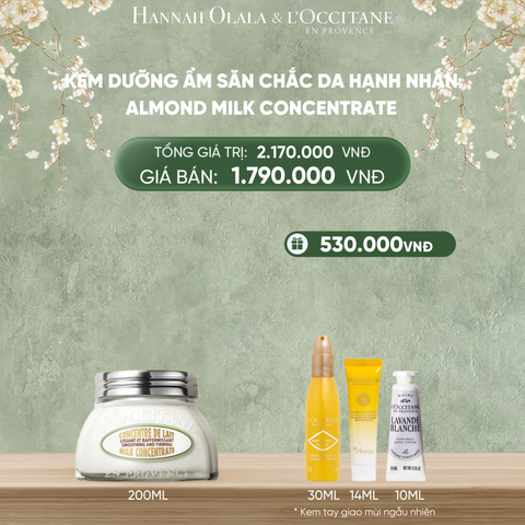  DEAL 1: KEM DƯỠNG THỂ SĂN CHẮC DA HẠNH NHÂN L'OCCITANE 200ML 