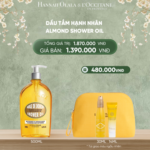  DEAL 2: DẦU TẮM HẠNH NHÂN L'OCCITANE 500ML 