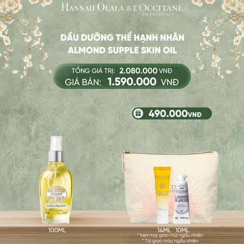  DEAL 3: DẦU DƯỠNG THỂ HẠNH NHÂN L'OCCITANE 100ML 