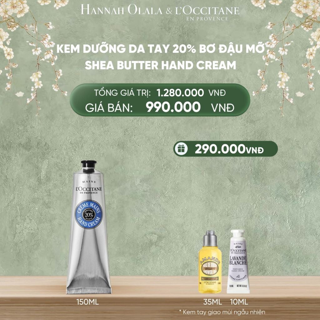  DEAL 5: KEM DƯỠNG DA TAY BƠ ĐẬU MỠ L'OCCITANE 150ML 