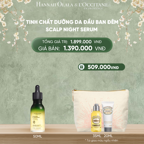 DEAL 8: TINH CHẤT DƯỠNG DA ĐẦU BAN ĐÊM L'OCCITANE 50ML 