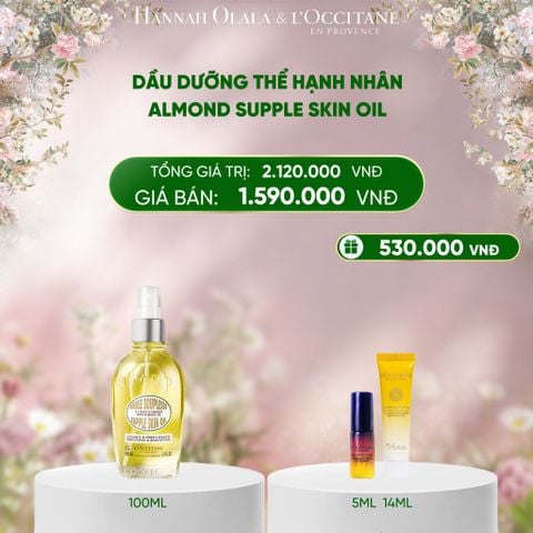  DEAL 3: DẦU DƯỠNG THỂ HẠNH NHÂN L'OCCITANE 100ML 