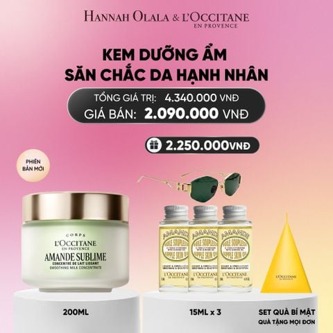  KEM DƯỠNG THỂ SĂN CHẮC DA HẠNH NHÂN L'OCCITANE 200ML_A1229 