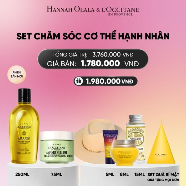  BỘ CHĂM SÓC CƠ THỂ HẠNH NHÂN L'OCCITANE_A1227 