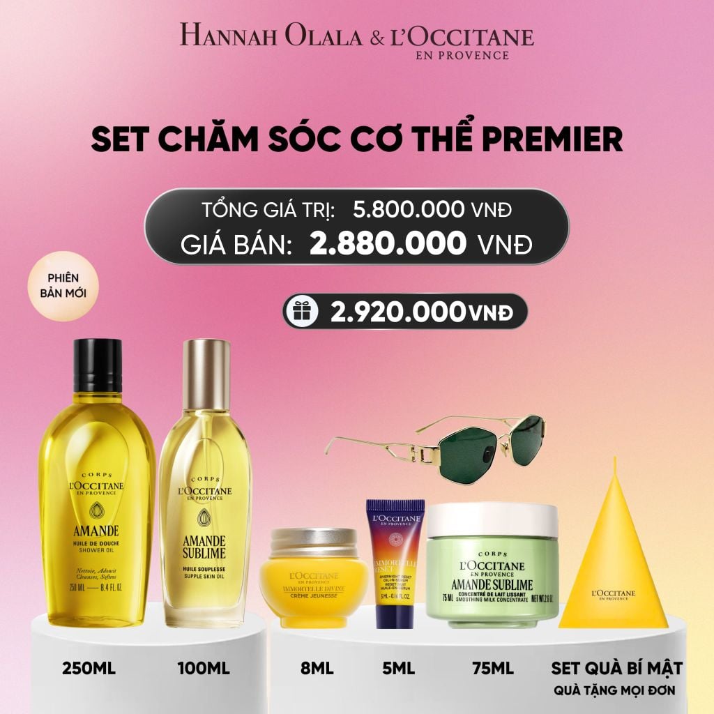  CHĂM SÓC CƠ THỂ HẠNH NHÂN L'OCCITANE PREMIER_A1228 