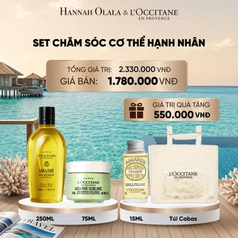  BỘ CHĂM SÓC CƠ THỂ HẠNH NHÂN L'OCCITANE 