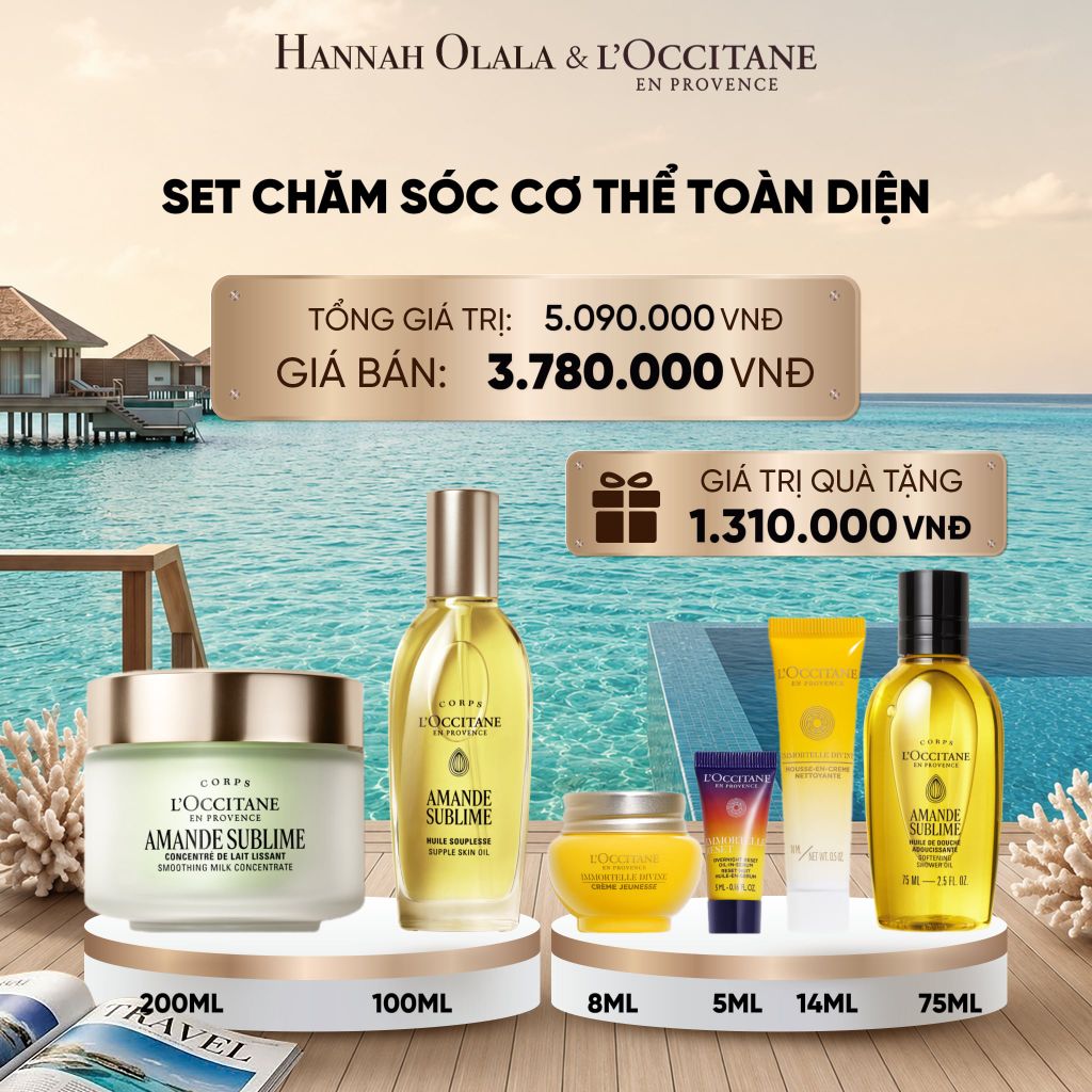  CHĂM SÓC CƠ THỂ TOÀN DIỆN L'OCCITANE 