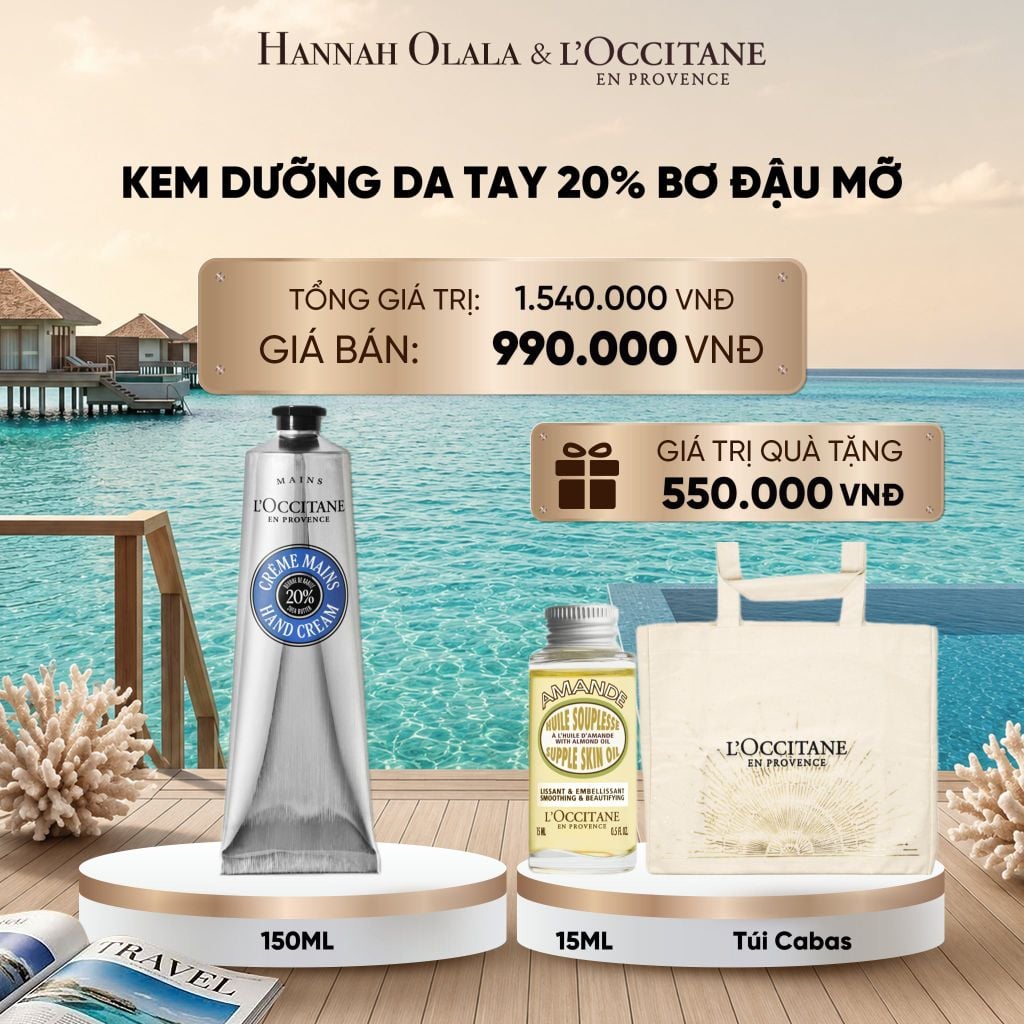  KEM DƯỠNG DA TAY BƠ ĐẬU MỠ L'OCCITANE 150ML 