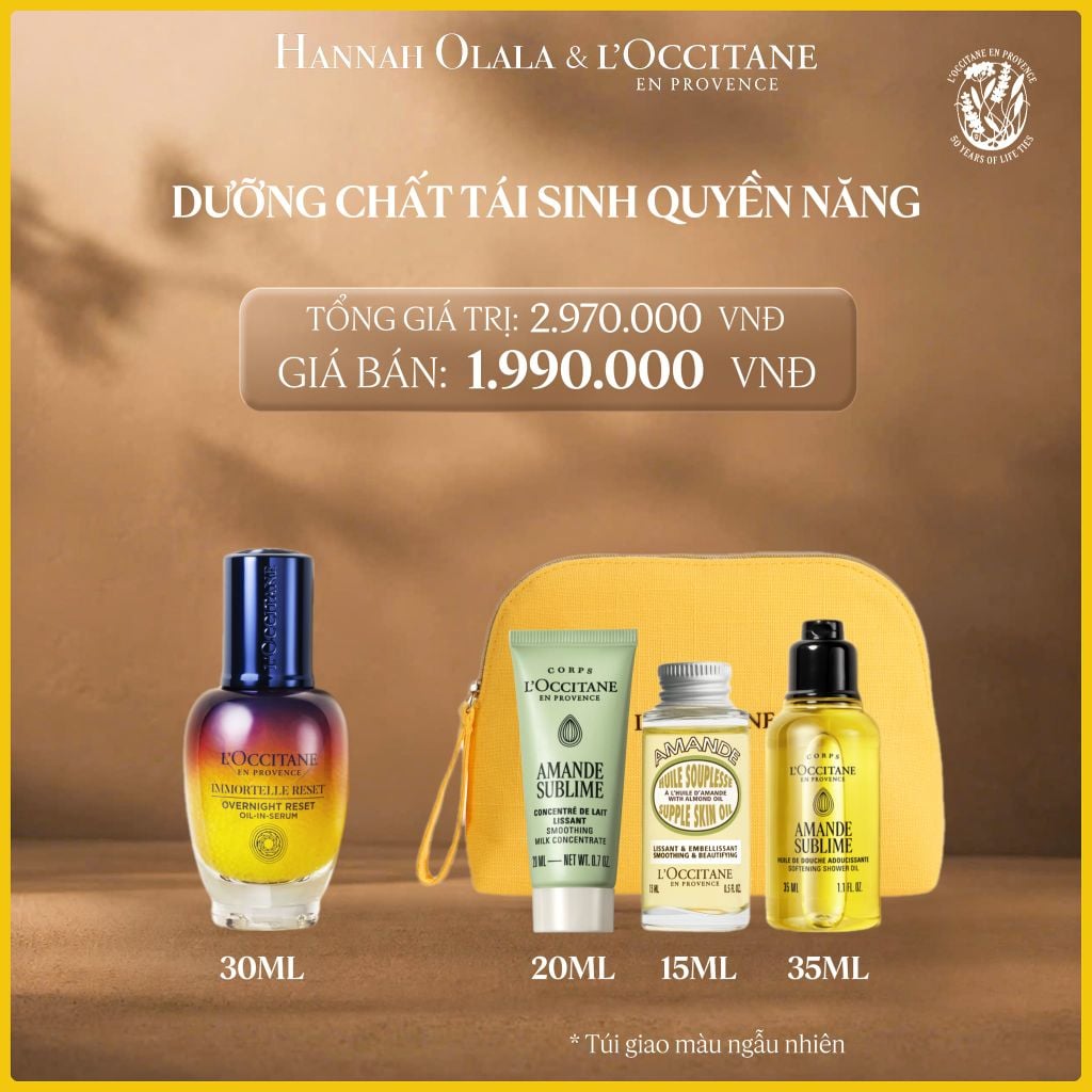  DƯỠNG CHẤT TÁI SINH QUYỀN NĂNG LOCCITANE 30ML 