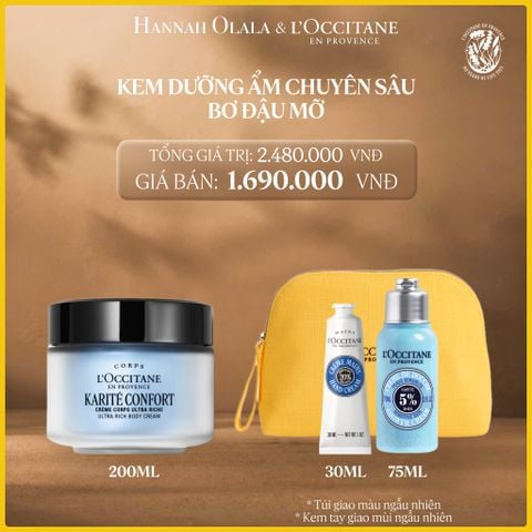  SỮA DƯỠNG THỂ BƠ ĐẬU MỠ LOCCITANE 200ML 