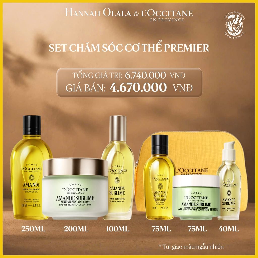 SET CHĂM SÓC CƠ THỂ PREMIER LOCCITANE 