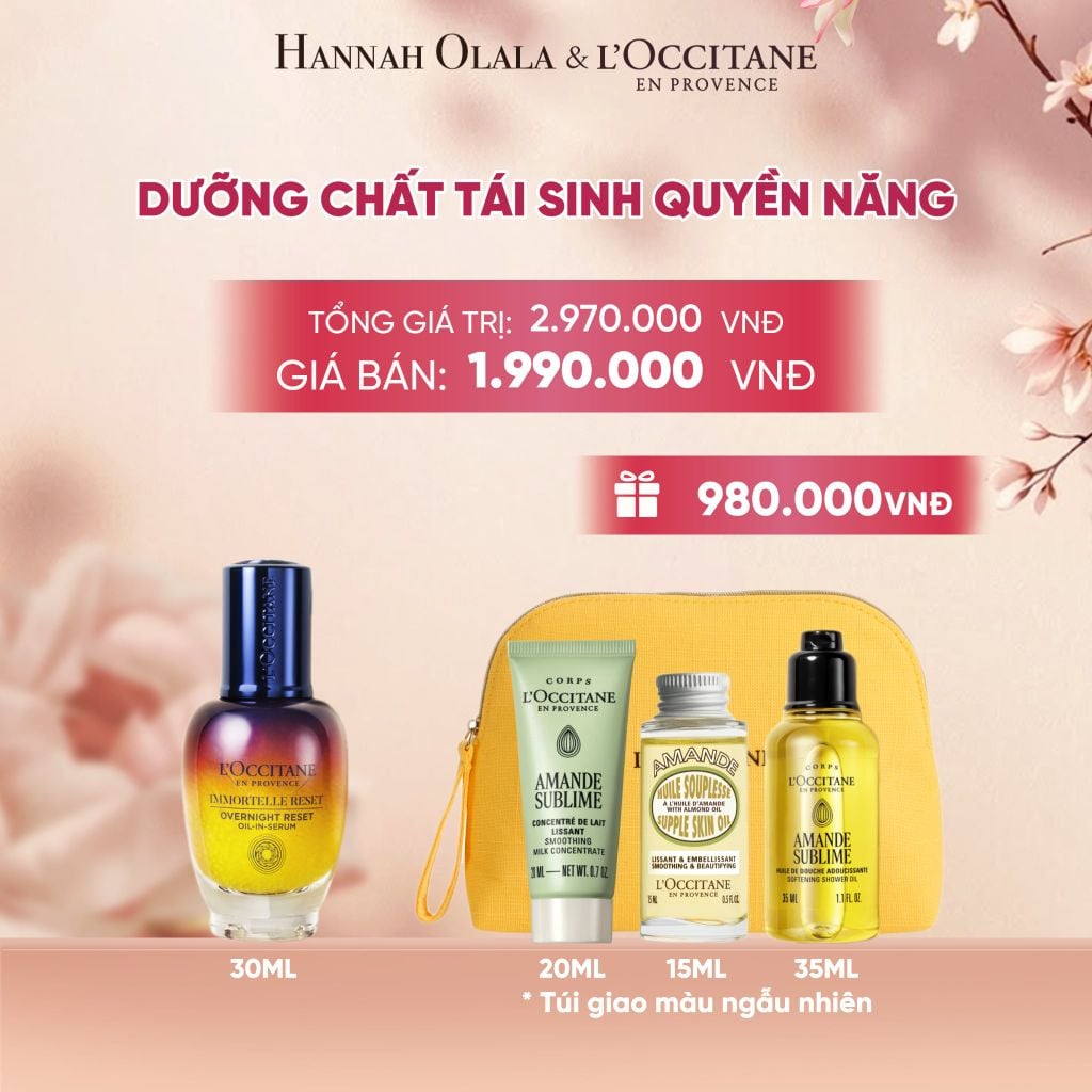  DƯỠNG CHẤT TÁI SINH QUYỀN NĂNG LOCCITANE 30ML - A2018 