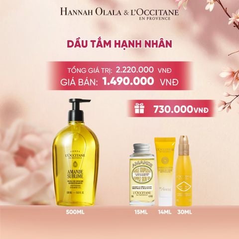  DẦU TẮM HẠNH NHÂN LOCCITANE 500ML - A591 