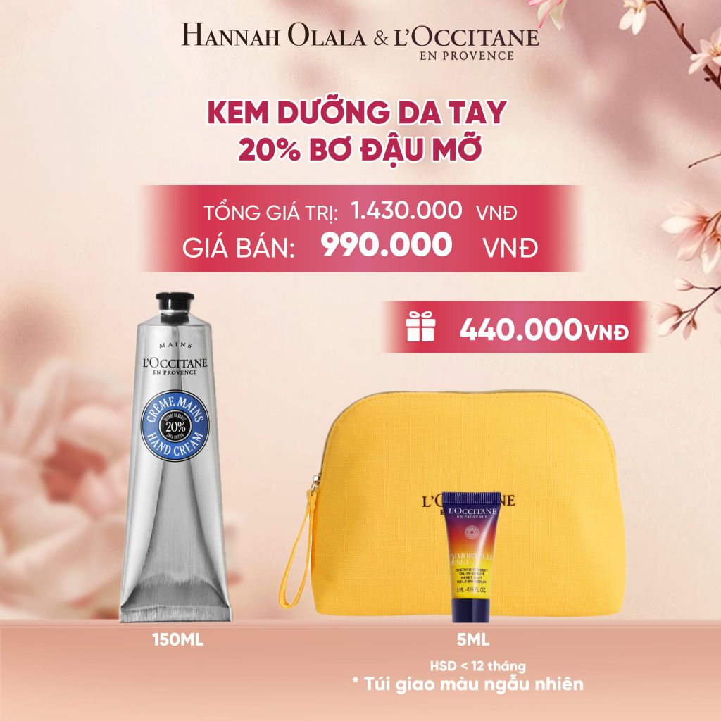  KEM DƯỠNG DA TAY BƠ ĐẬU MỠ LOCCITANE 150ML - A384 